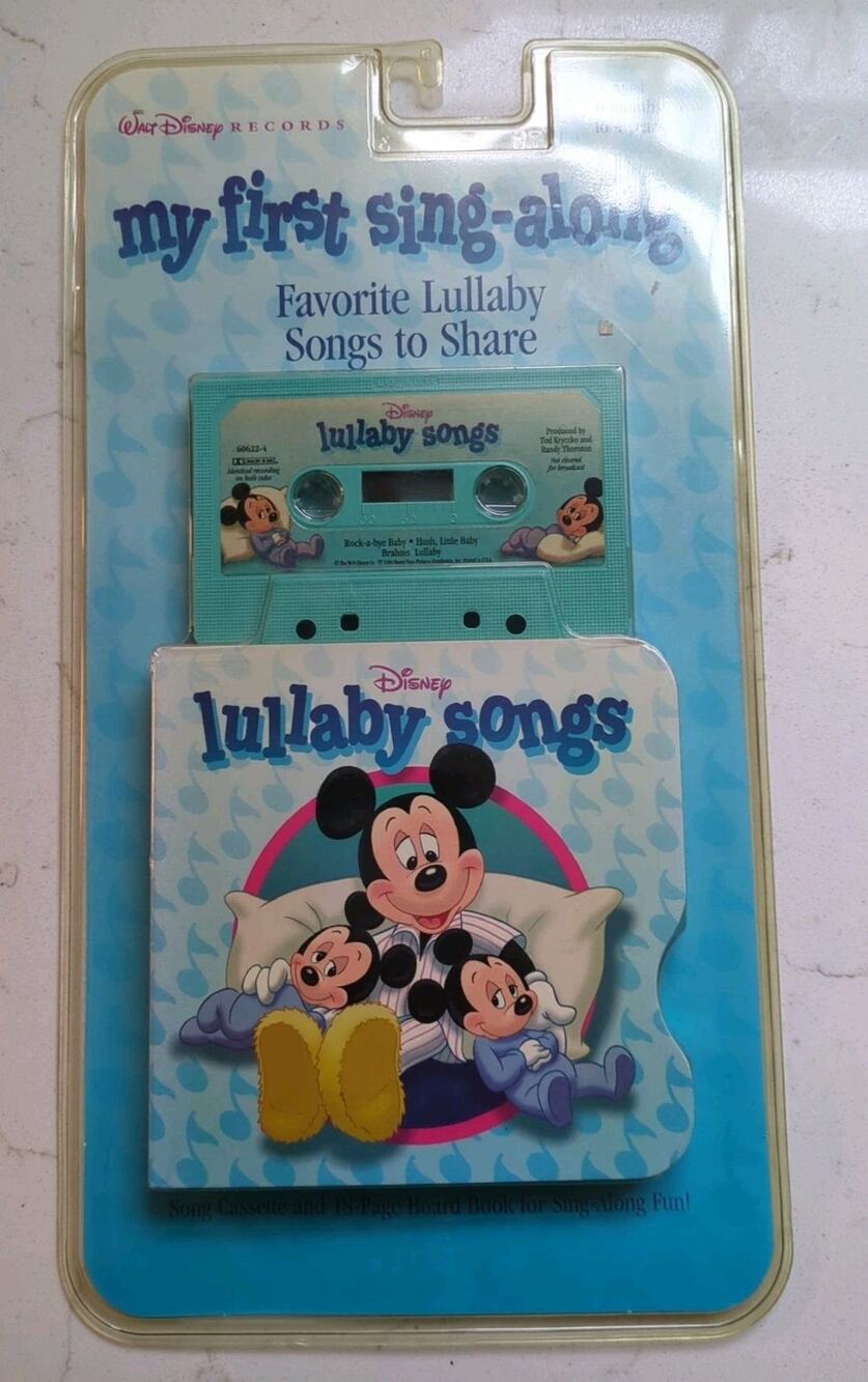 My First Sing Along: Lullaby Songs by Disney (Cassette, May-1994, Walt Disney)